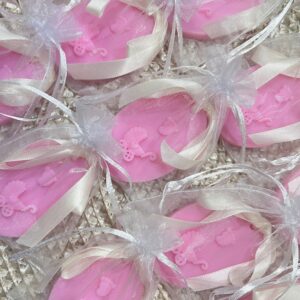 Baby zeephanger in het roze