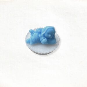 Cupcake baby soap in white and blue