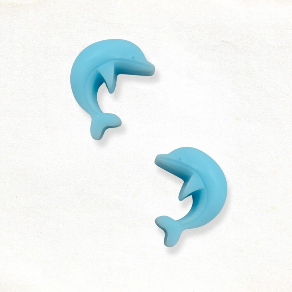 Dolfijnen klein zeepje in blauw