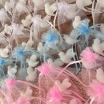 Dove soaps in organza bags
