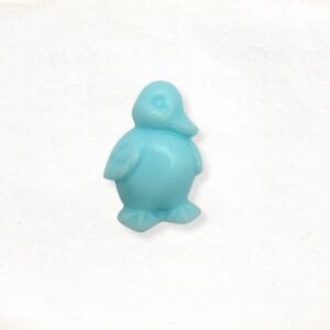 Eend staand zeepje in blauw