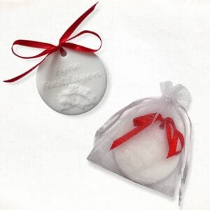 Happy holidays soap in white