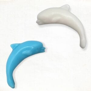 Large dolphin soap in white and blue