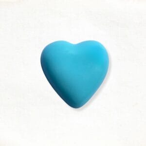 Large heart sphere soap in blue