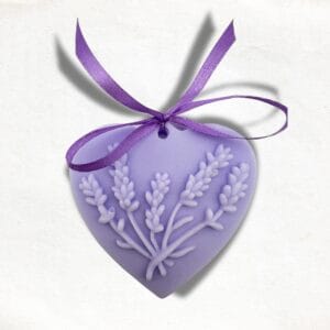 Hart met lavendel zeepje