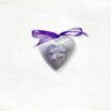 Hart met strik zeepje in een plexiglas hart