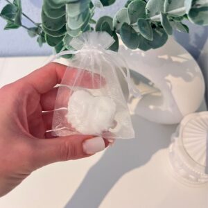 Hart met tortelduifjes zeepje