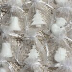 Kerstfiguur zeepje in wit