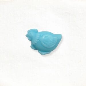 Chicken soap in blue