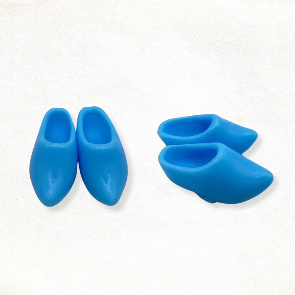 Clogs pair of soap in blue