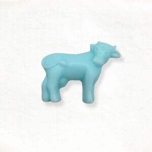 Cow soap in blue