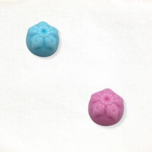 Narcis zeepje in roze en blauw