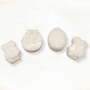 Paasfiguur zeepje in wit