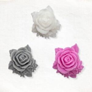Rose with leaf soap