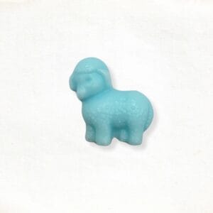 Schaap zeepje in blauw