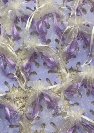 Sneeuwvlok zeepje in lila