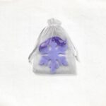 Sneeuwvlok zeepje in lila