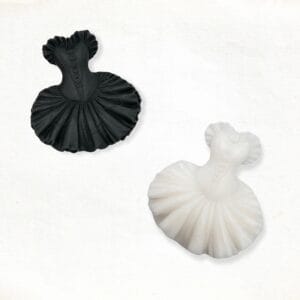 Tutu zeepje in wit en zwart