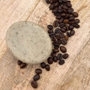 Coffee scrub soap