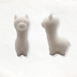 Alpaca 3D soap in white