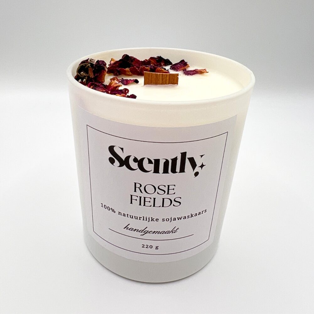 Rose fields candle