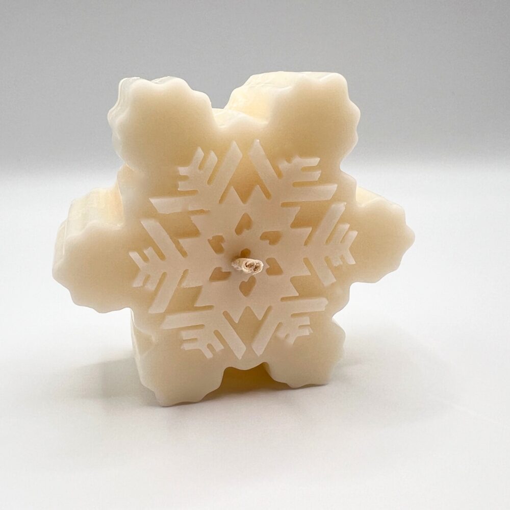 Snowflake candle