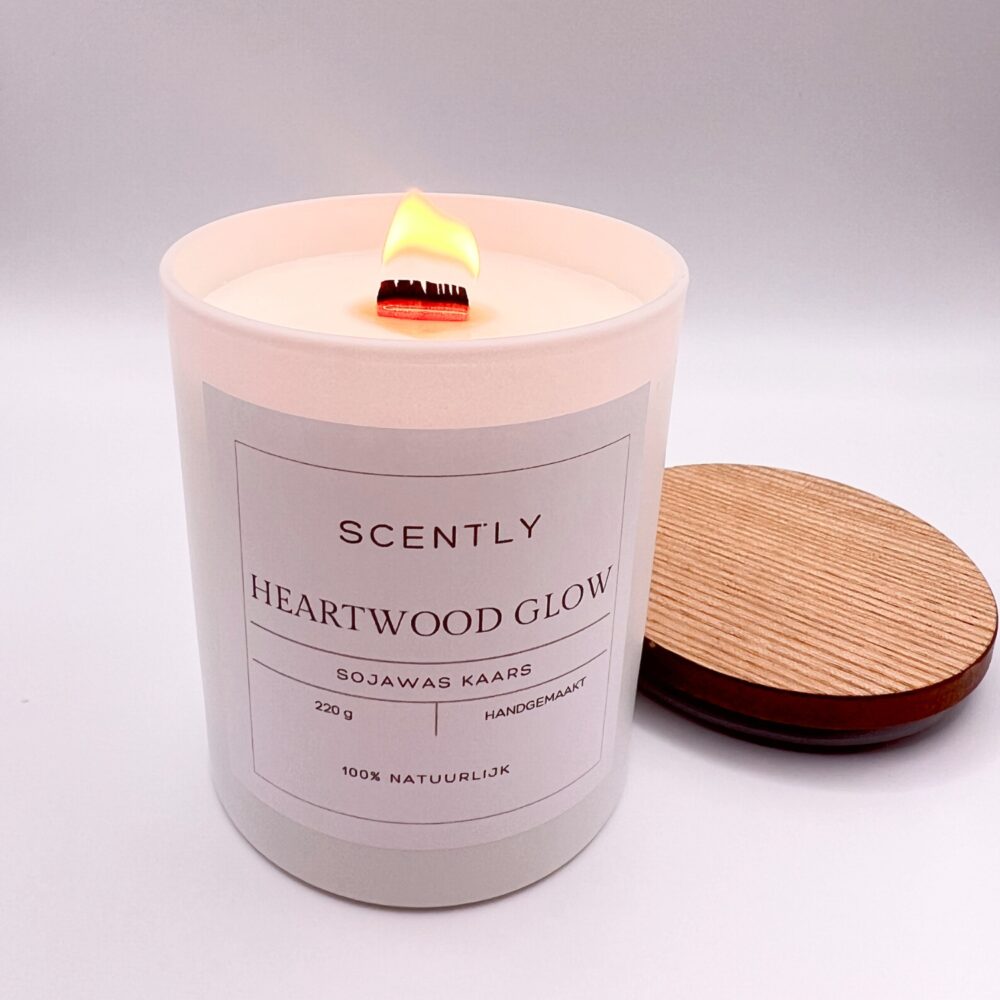 Heartwood glow candle