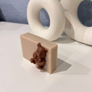 Zachte beer zeep in het bruin