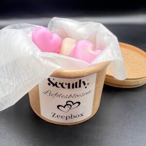 Horse soap in white and blue