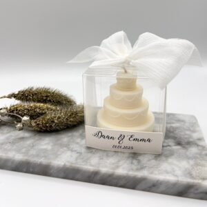 Wedding cake candle
