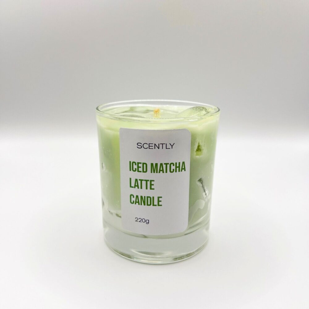 Ijs matcha latte kaars