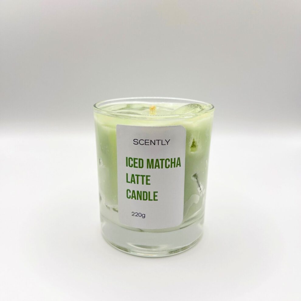 Ijs matcha latte kaars Ijs matcha latte kaars