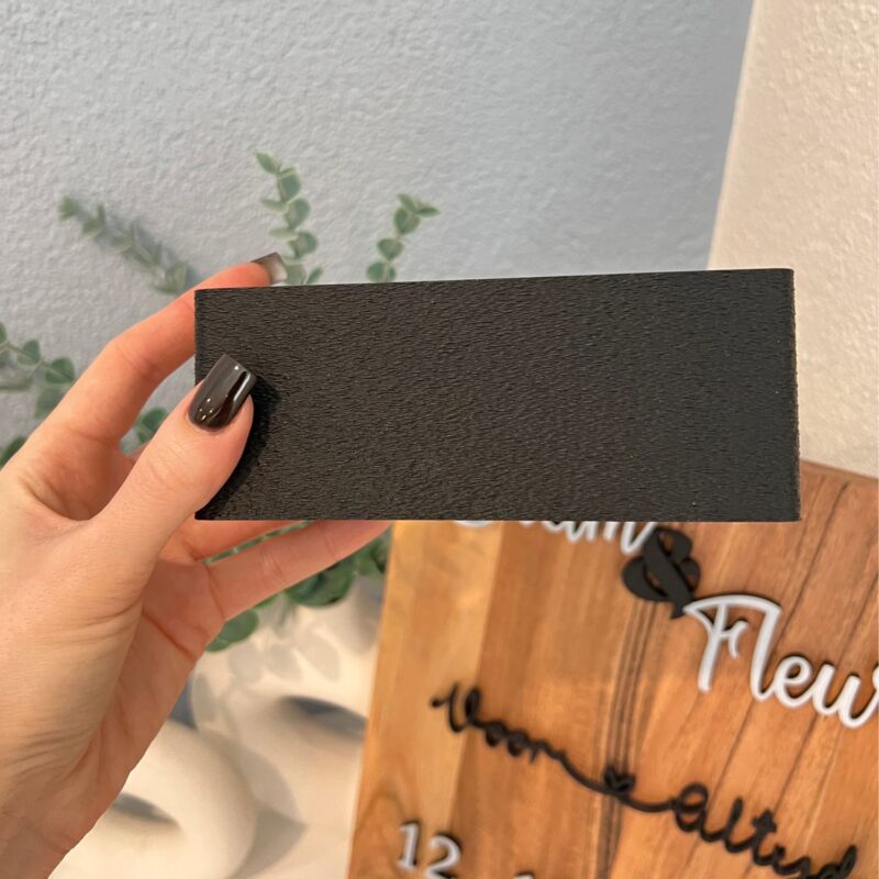 Houten trouwbord voor altijd